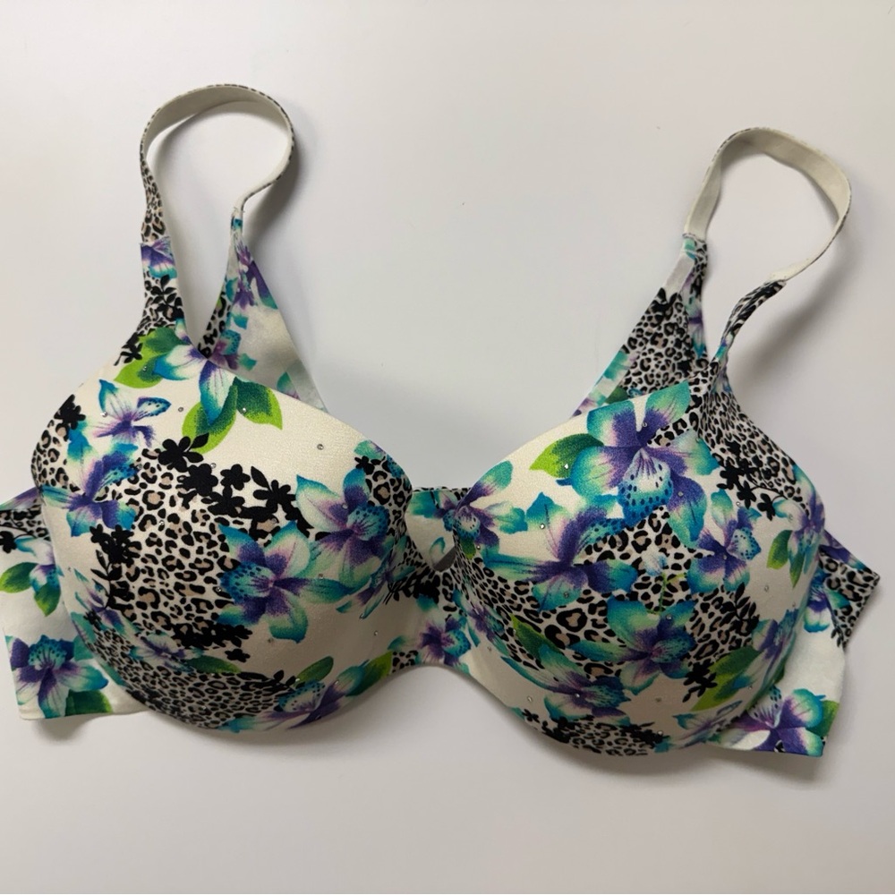 Victoria’s Secret Lined Demi Floral/Animal Print